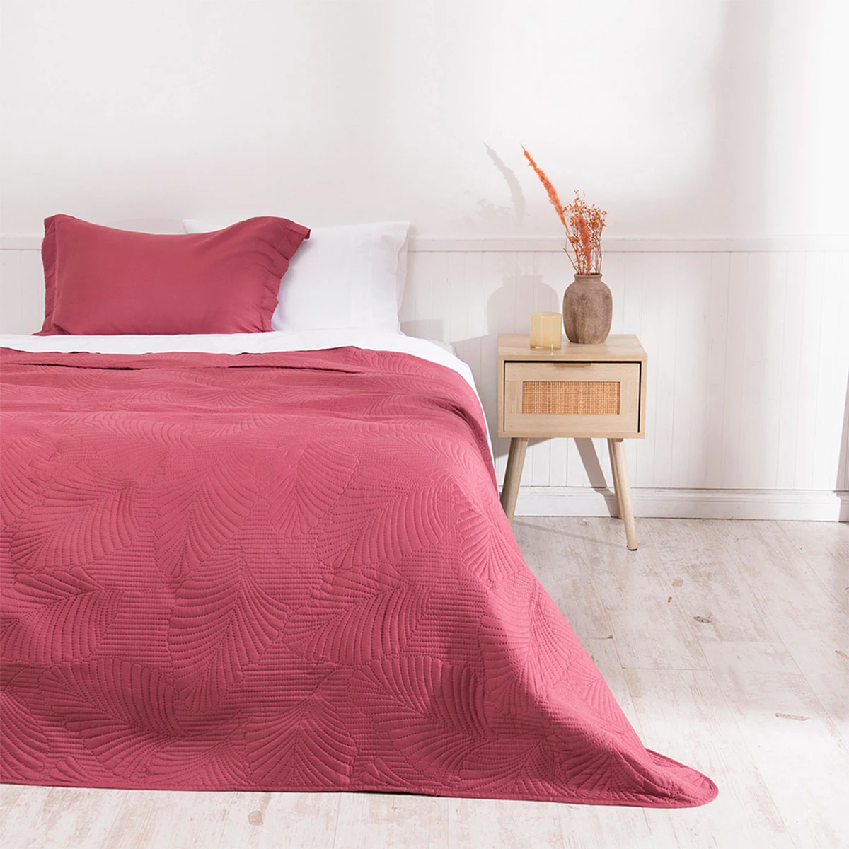 QUILT MASHINI CORDOBA LISA 1.5 PLAZAS BURDEO - 1