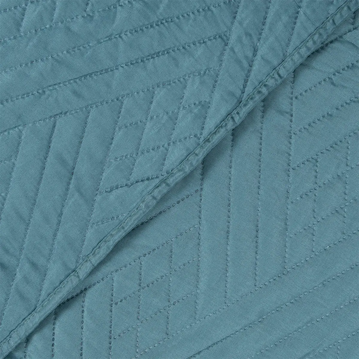 SET QUILT LISO + SÁBANA LISA MASHINI KING VERDE - 3