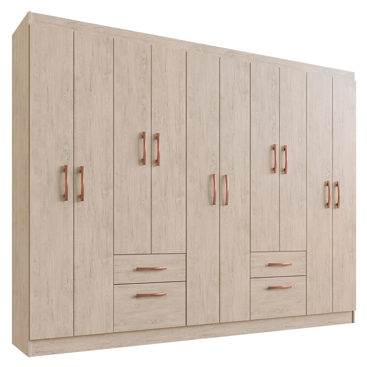 CLOSET DI PORETTI DESIGN MILI 10 PUERTAS 2 CAJONES BEIGE - 2