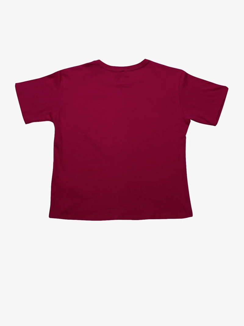 POLERA MANGA CORTA ALGODÓN NIÑA HELLO KITTY FUCSIA BASIC - 2