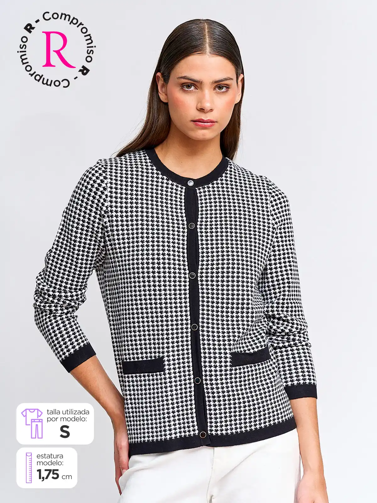 CARDIGAN MUJER CACHAREL BOTONES - 1