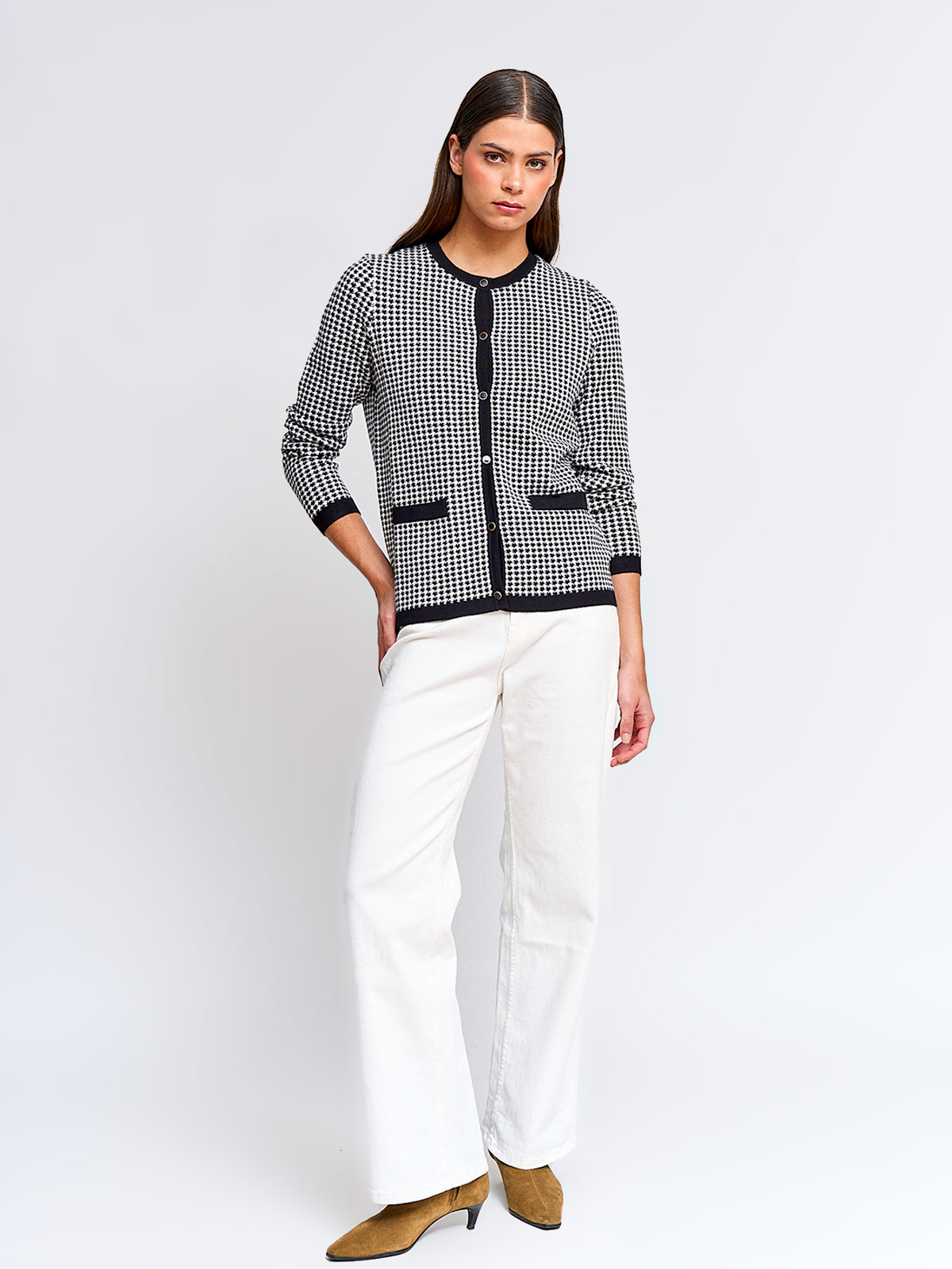 CARDIGAN MUJER CACHAREL BOTONES - 4