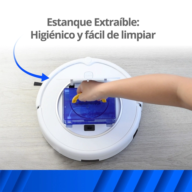 ROBOT 2 EN 1 ASPIRADORA TRAPEADOR THORBEN INALÁMBRICA DUAL T-BOT - 10