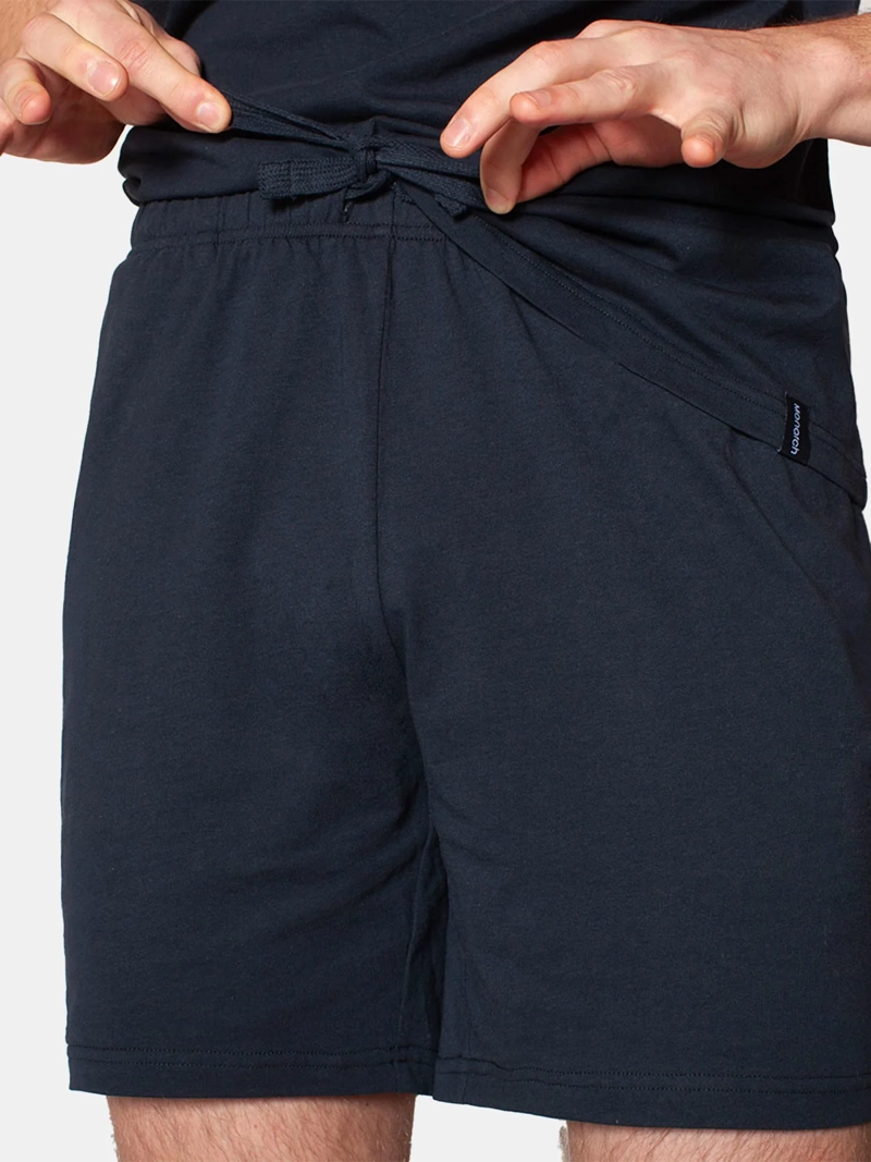 PIJAMA HOMBRE MONARCH ALGODÓN ABOTONADO CON SHORT - 3