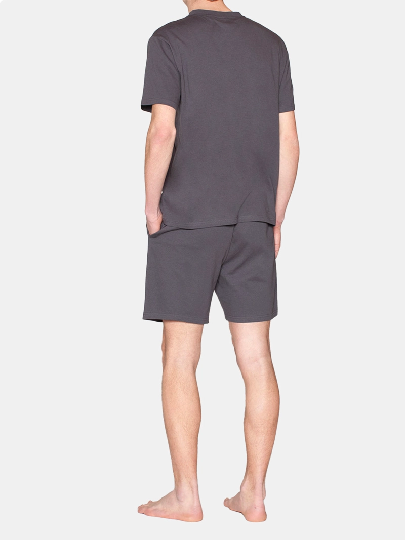 PIJAMA HOMBRE MONARCH ALGODÓN ABOTONADO CON SHORT - 2