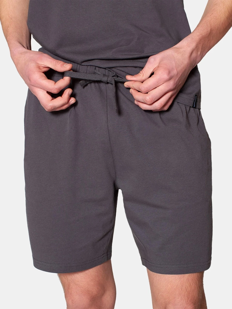 PIJAMA HOMBRE MONARCH ALGODÓN ABOTONADO CON SHORT - 3