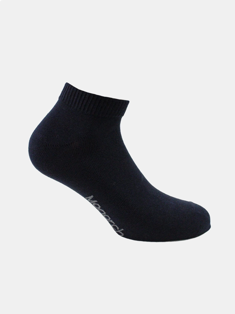 PACK X4 CALCETINES HOMBRE MONARCH ALGODÓN LISO LARGO - 2