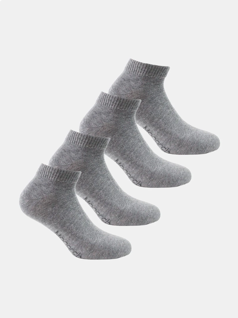 PACK X4 CALCETINES HOMBRE MONARCH ALGODÓN LISO LARGO