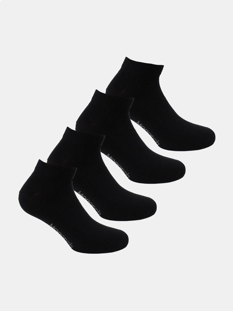 PACK X4 CALCETINES HOMBRE MONARCH ALGODÓN LISO LARGO - 1