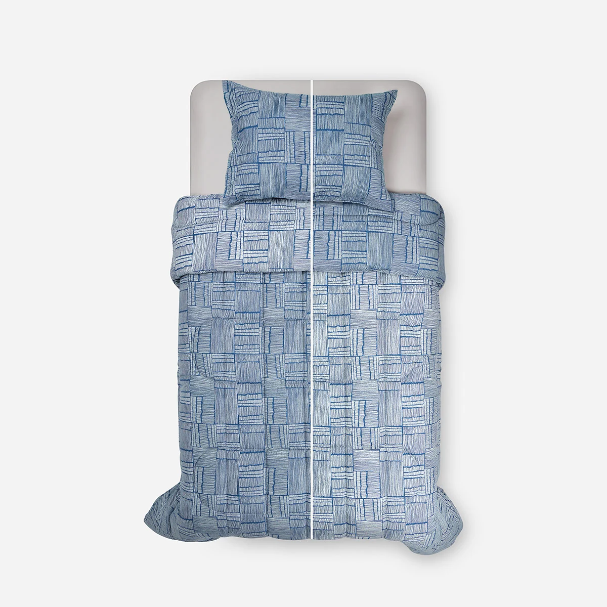 PLUMÓN ROSEN SOFT TOUCH LUCCA 1.5 PLAZAS AZUL MARINO - 4