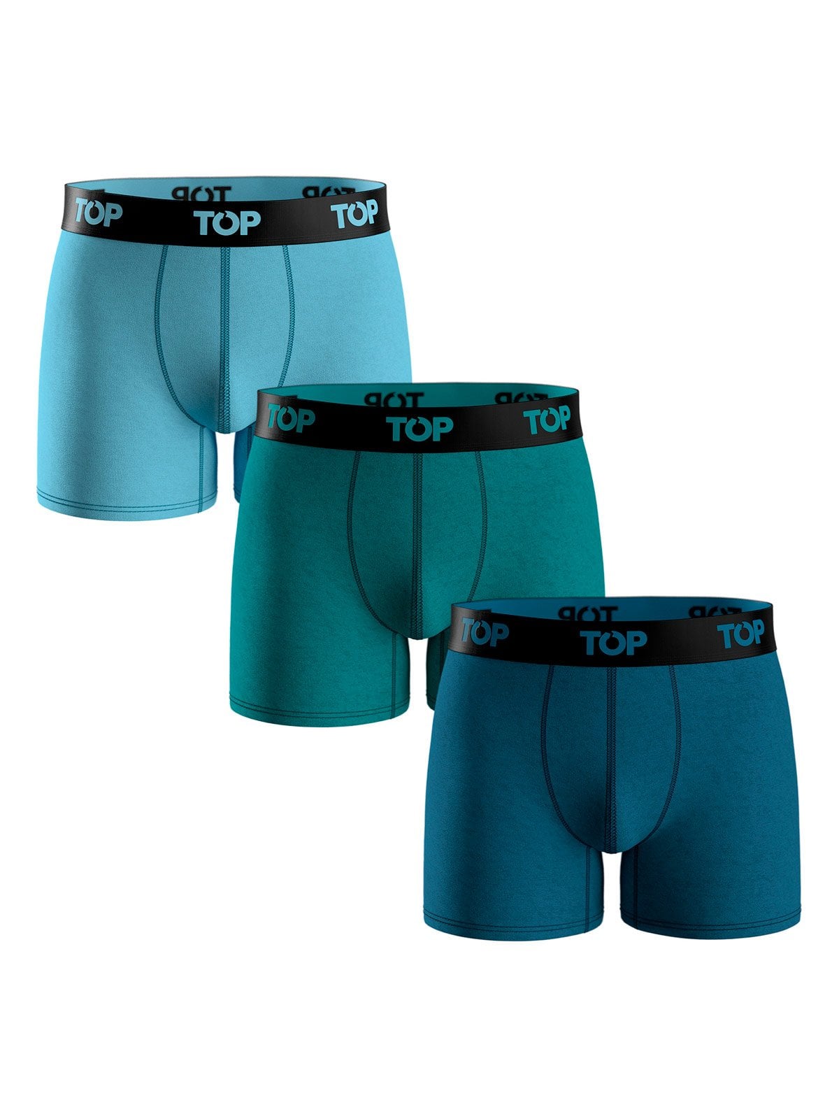 PACK X3 BÓXER HOMBRE TOP ALGODÓN  - 1