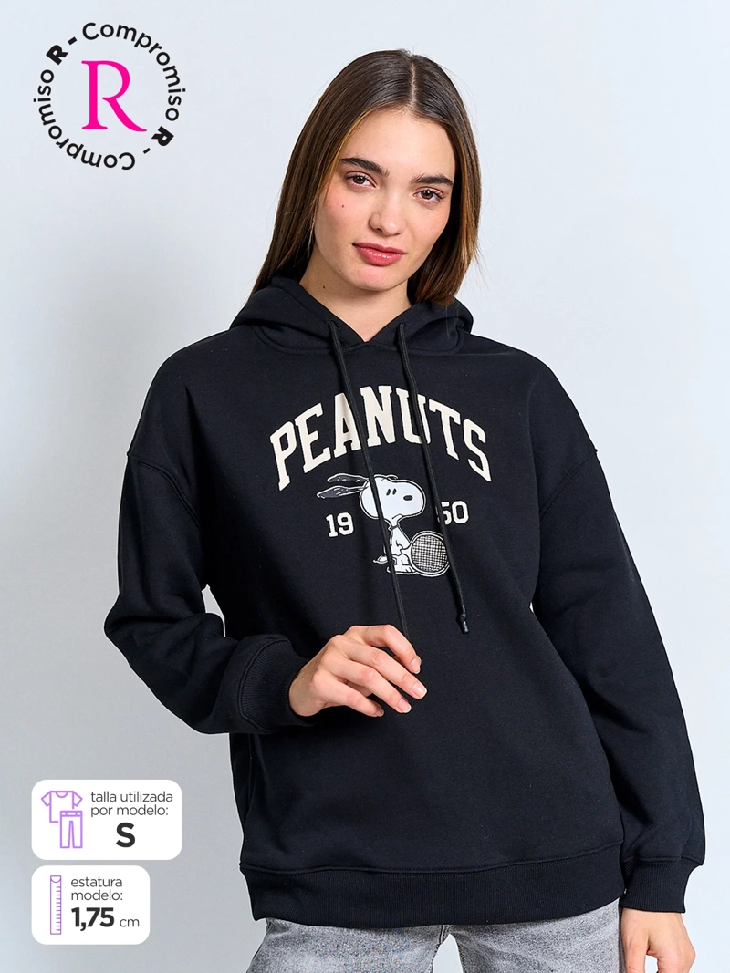 POLERÓN MUJER INDEX ALGODÓN MANGA LARGA SNOOPY - 1