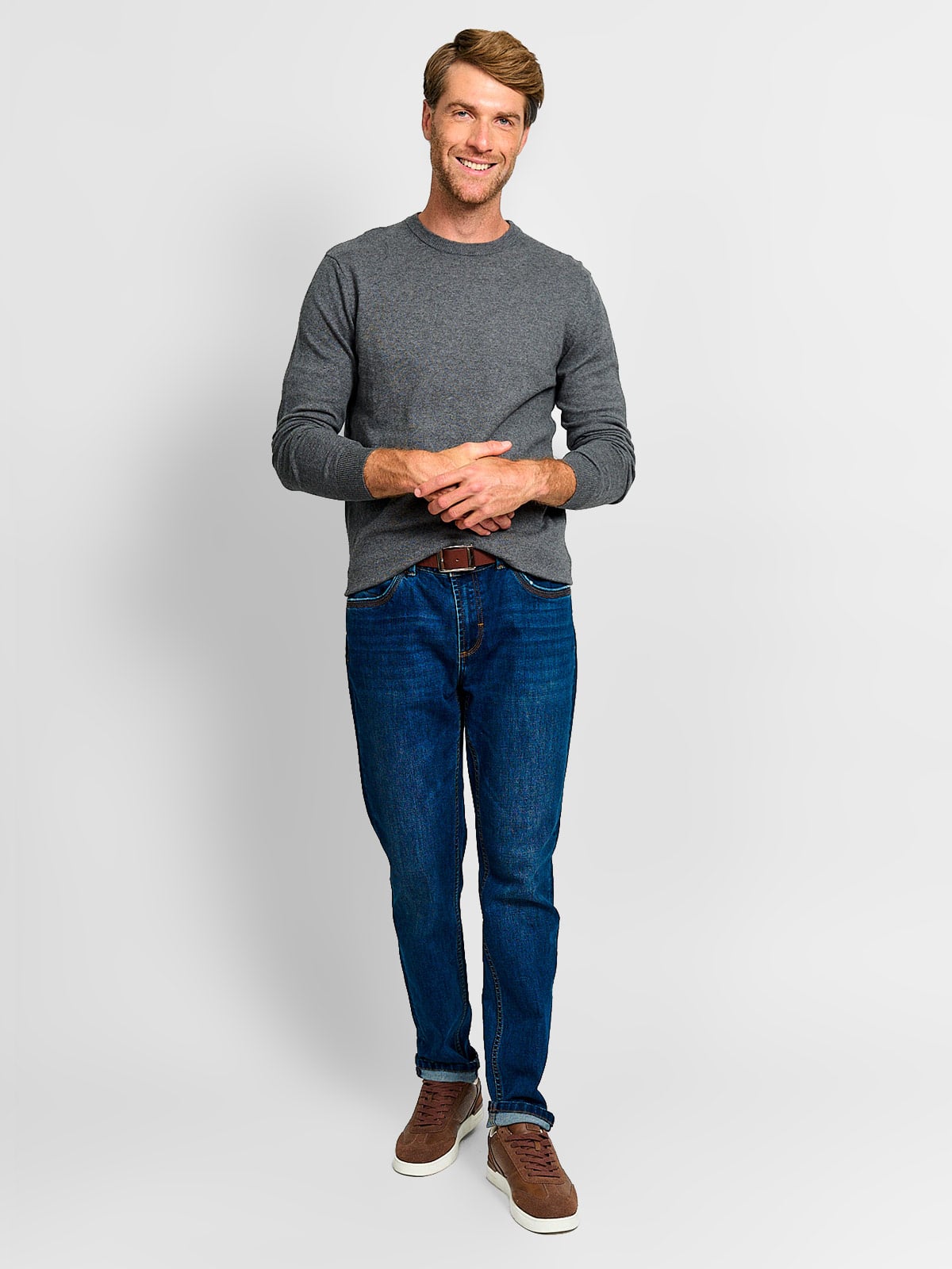 SWEATER HOMBRE MARQUIS ALGODÓN CUELLO REDONDO - 4