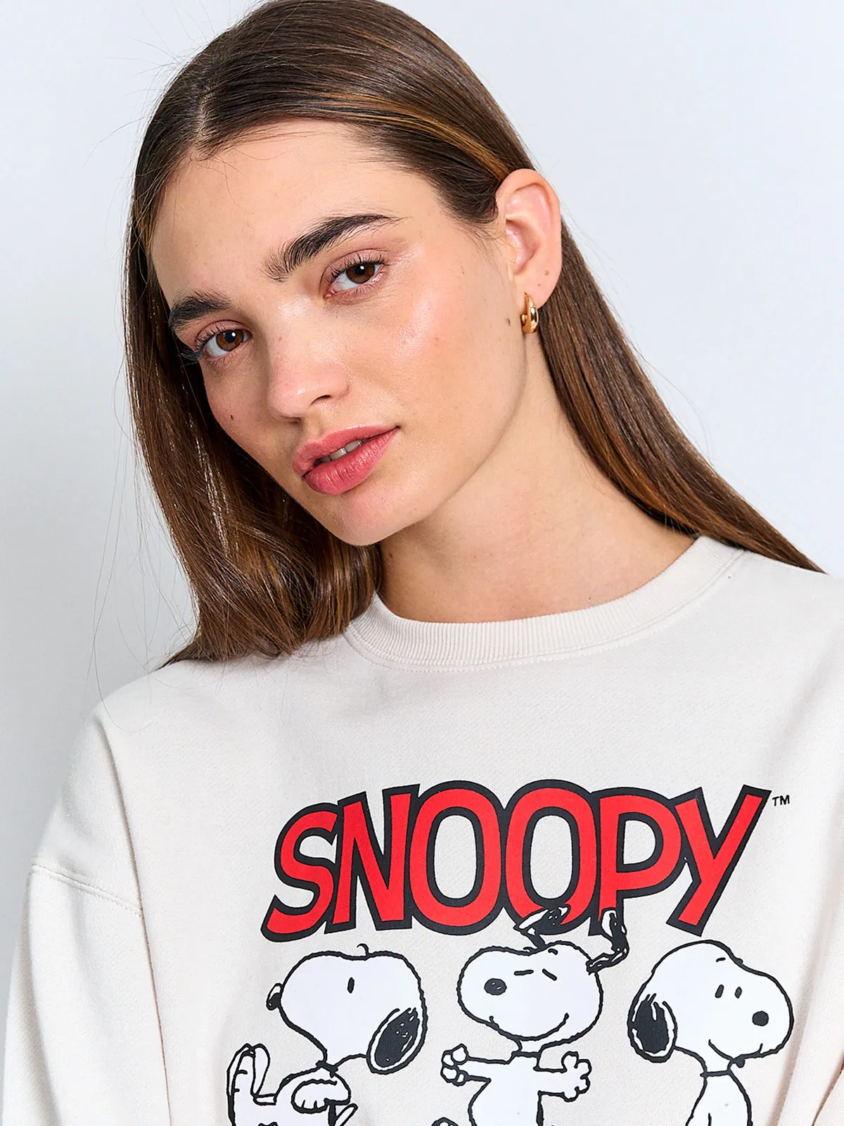 POLERÓN MUJER INDEX ALGODÓN MANGA LARGA SNOOPY - 3