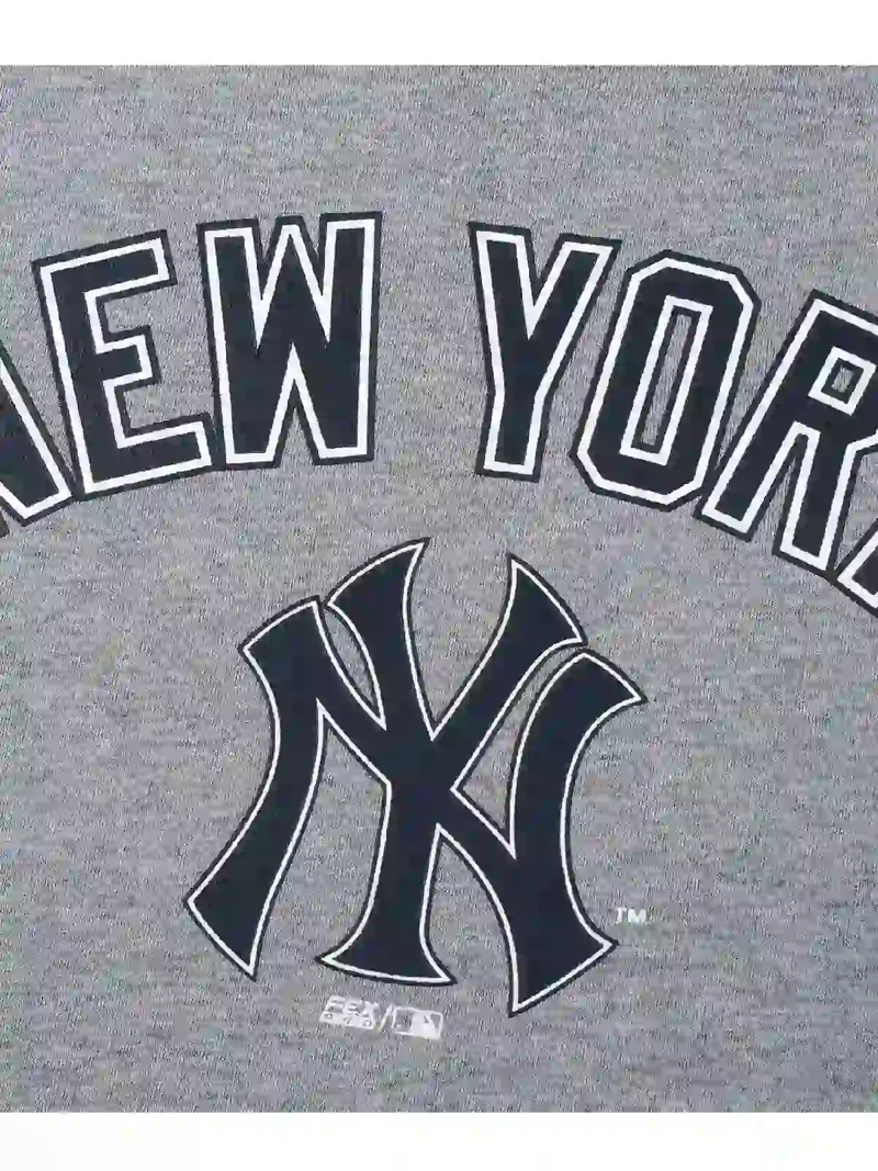POLERA HOMBRE FEXPRO MLB SCRIPT NY GRIS - 3