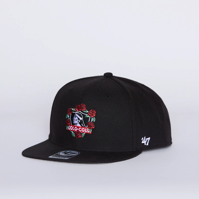 GORRA COLO COLO ROSAS NEGRO - 2