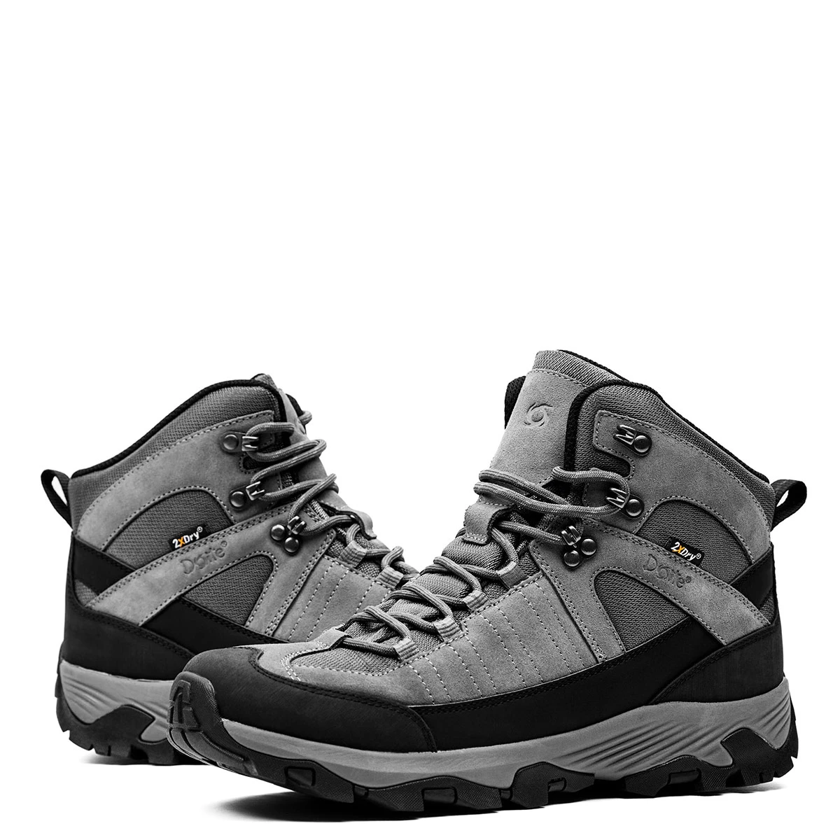 ZAPATILLAS HOMBRE DOITE OUTDOOR GRIS GRANT CUERO - 4