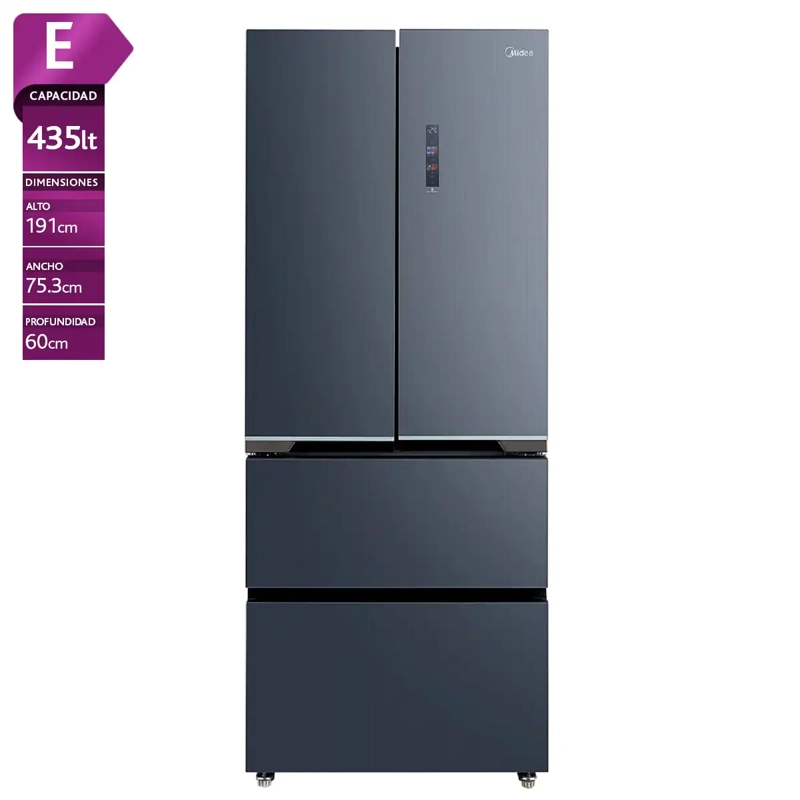 REFRIGERADOR FRENCH DOOR MIDEA 435 LT NO FROST MDRF601FGE70 - 1