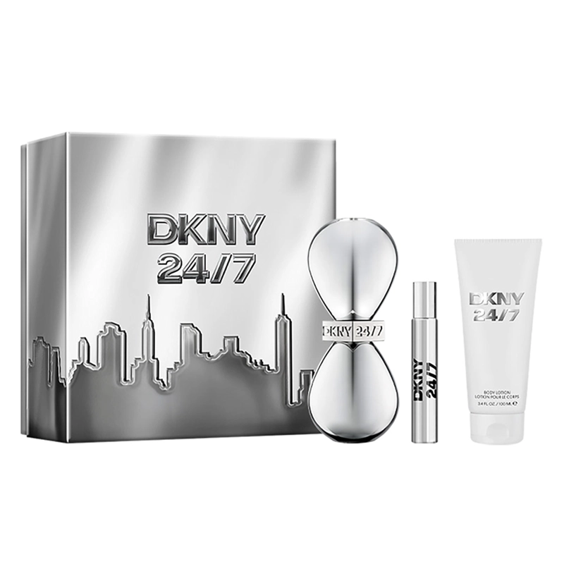 SET PERFUME DKNY 24/7 SP25 100 ML EDP + 15 ML EDP + 100 ML - 1