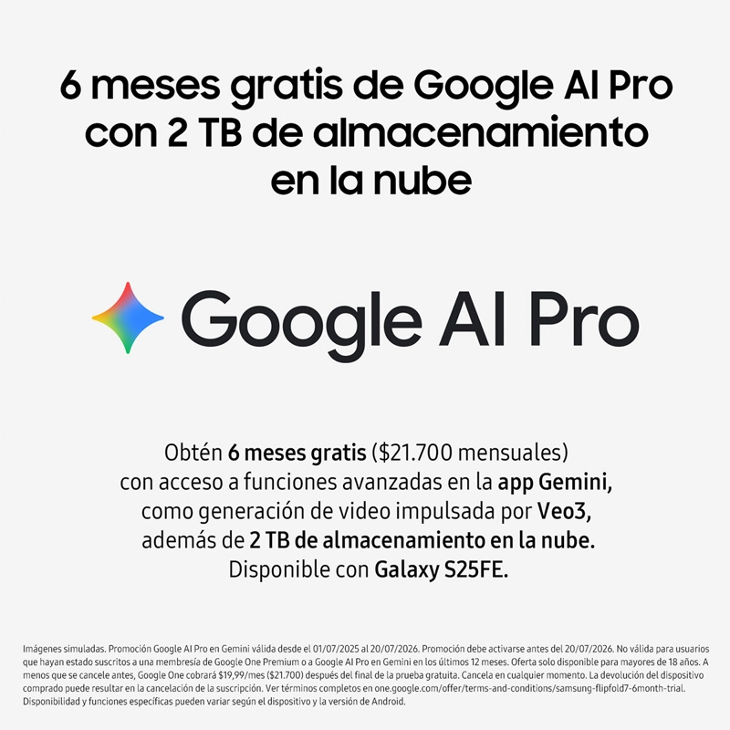 SMARTPHONE SAMSUNG GALAXY S25 FE 256GB 8GB RAM 50MP 6.7” - 5