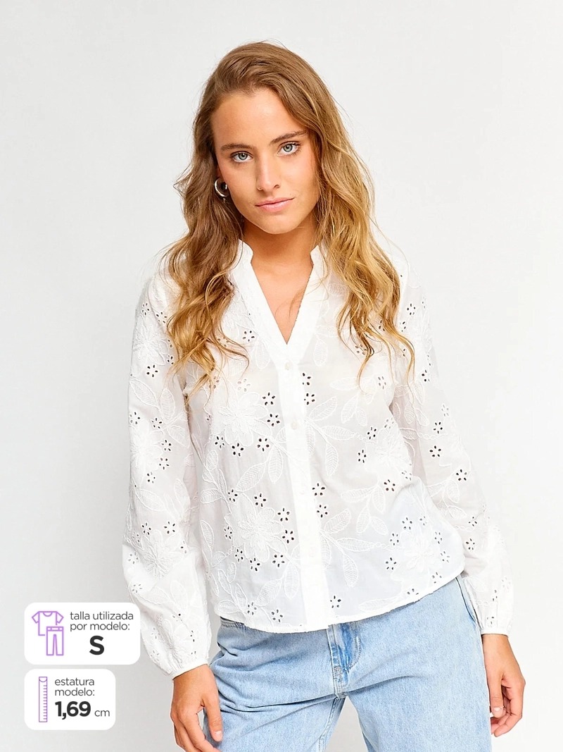 BLUSA MUJER ONLY ALGODÓN  - 1