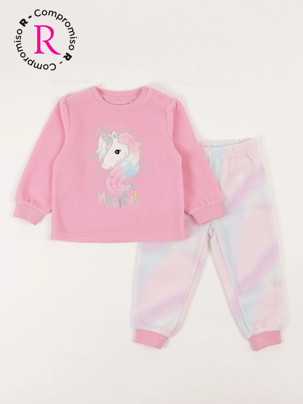 PIJAMA NIÑA BABY HARVEST MICROPOLAR LARGO - 1