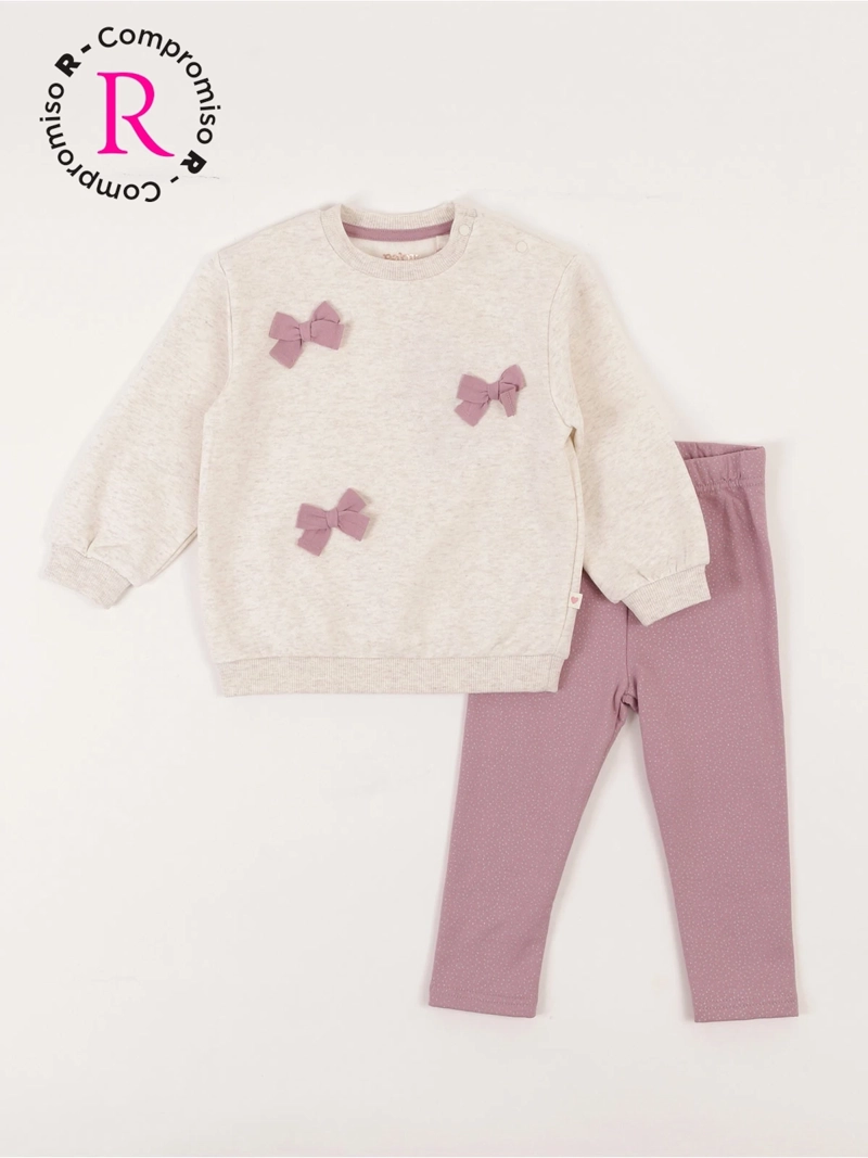 CONJUNTO NIÑA BABY HARVEST POLERÓN Y CALZA - 1
