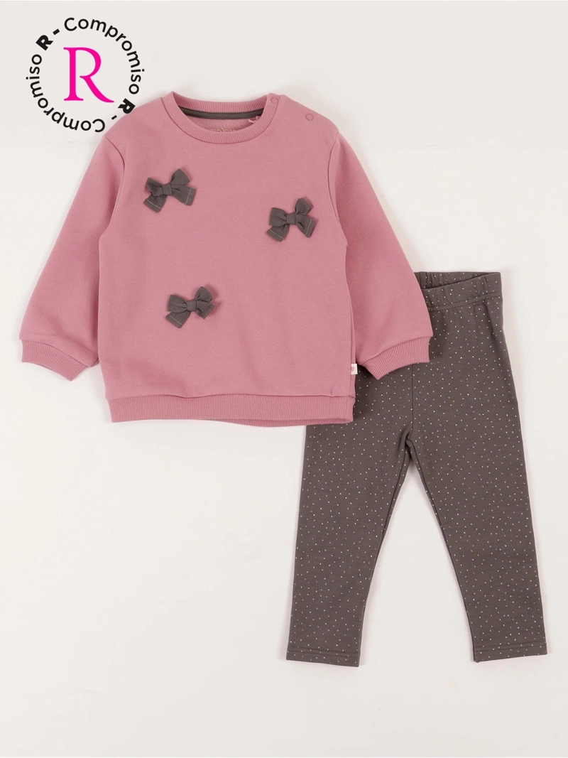 CONJUNTO NIÑA BABY HARVEST POLERÓN Y CALZA - 1