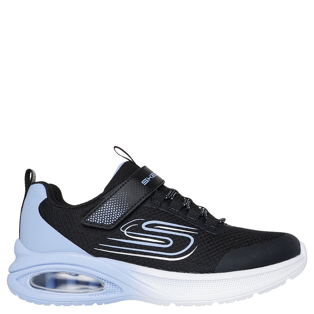 ZAPATILLAS NIÑA SKECHERS CASUALES NEGRO MICROSPEC MAX ADVANCE - 1