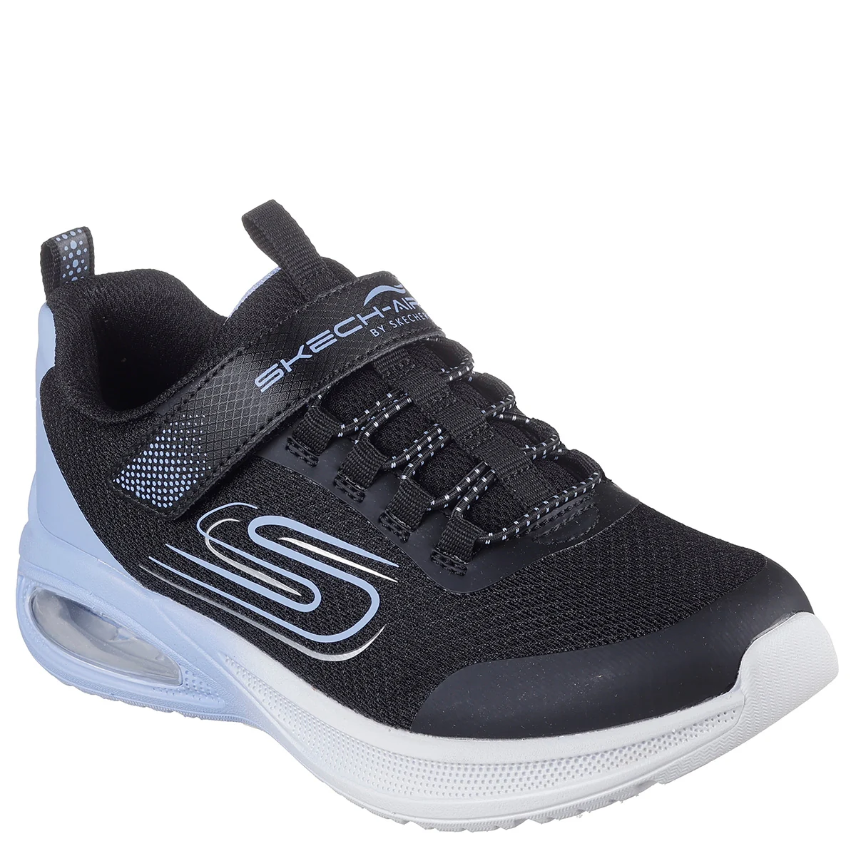 ZAPATILLAS NIÑA SKECHERS CASUALES NEGRO MICROSPEC MAX ADVANCE - 2
