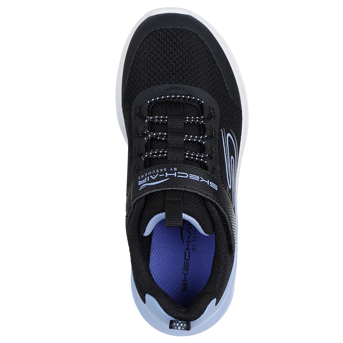 ZAPATILLAS NIÑA SKECHERS CASUALES NEGRO MICROSPEC MAX ADVANCE - 4
