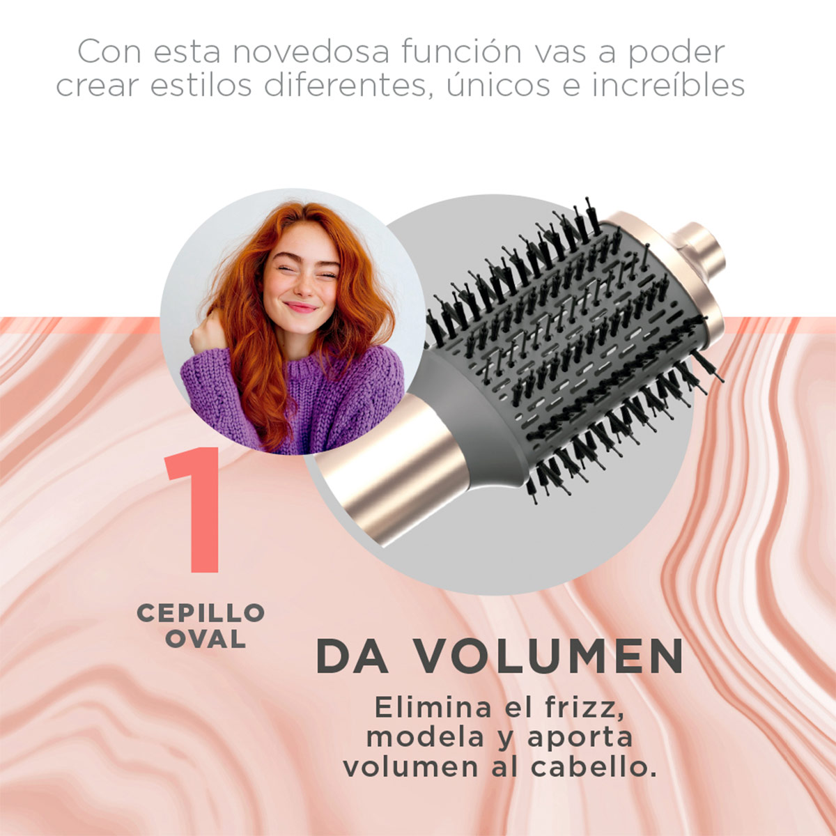 SECADOR DE PELO GAMA MULTISTYLER ENCHANT UNIQ 7 EN 1 1300W - 3