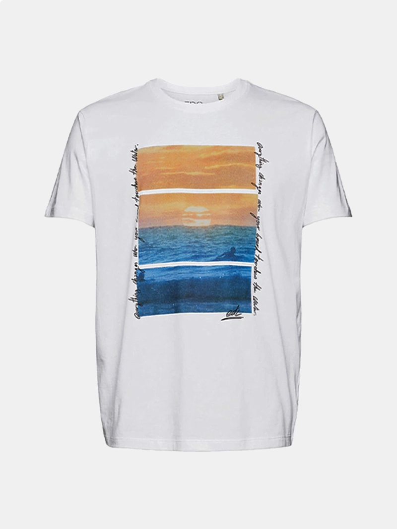 POLERA HOMBRE ESPRIT ALGODÓN MANGA CORTA - 4