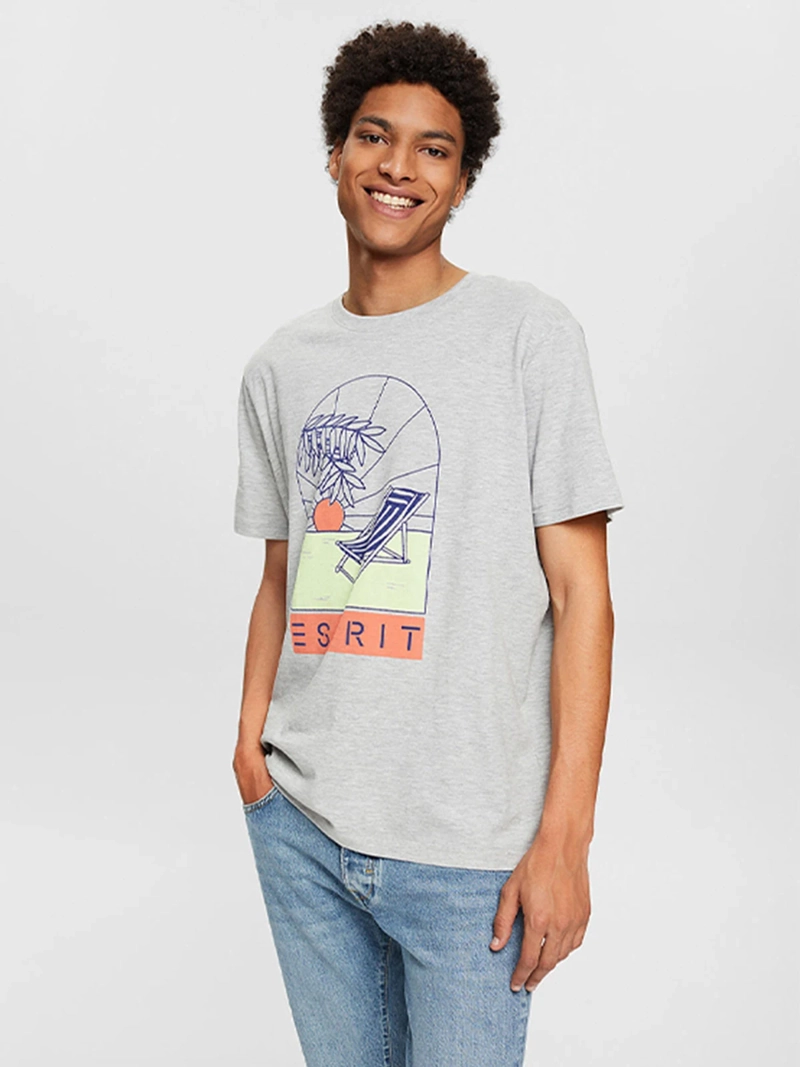 POLERA HOMBRE ESPRIT ALGODÓN MANGA CORTA - 1