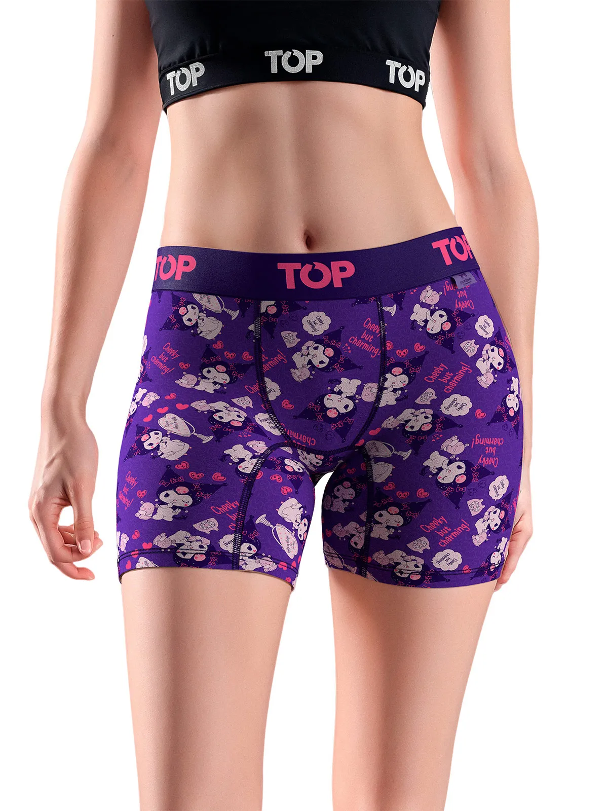 PACK 3 CALZONES MUJER TOP BOXER KUROMI - 4