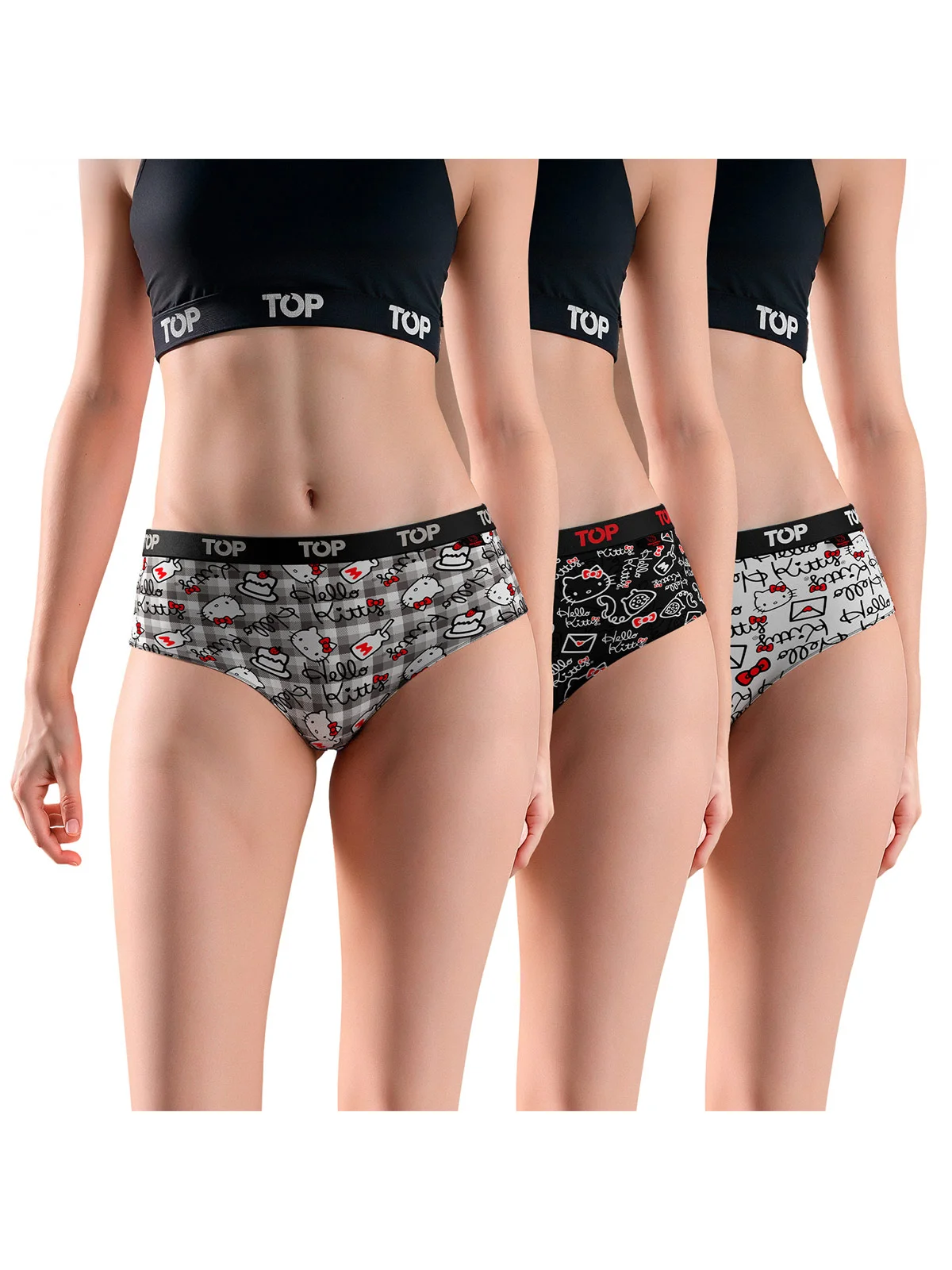 PACK 3 CALZONES MUJER TOP PANTALE ALGODÓN - 1