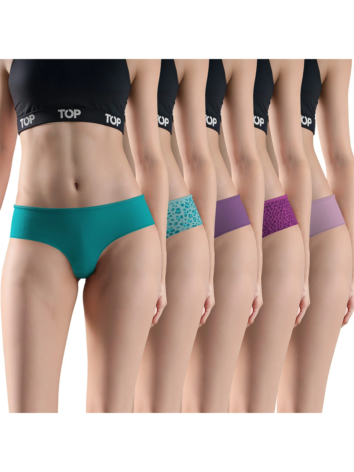 PACK 5 CALZONES MUJER TOP CULOTTE SIN ELÁSTICO - 1