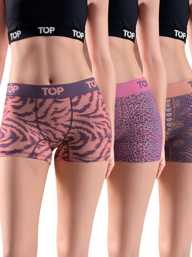 PACK 3 BOXER TOP ANIMAL PRINT - 1