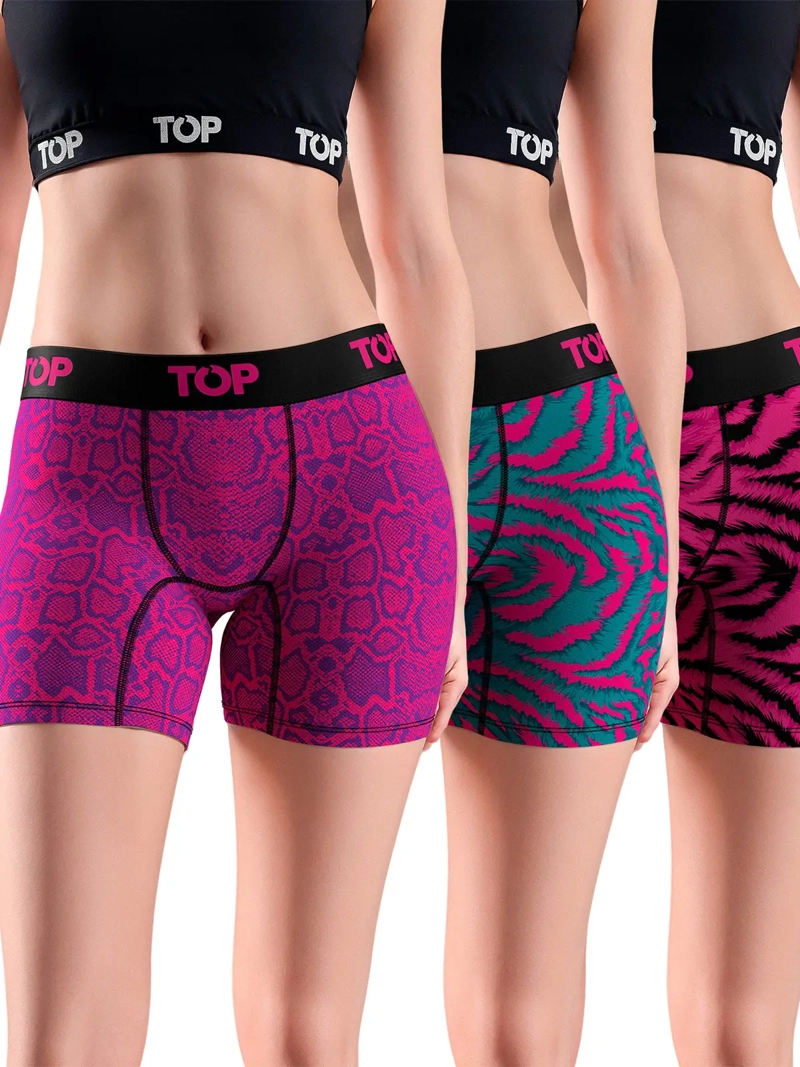 PACK 3 BOXER TOP ANIMAL PRINT - 1
