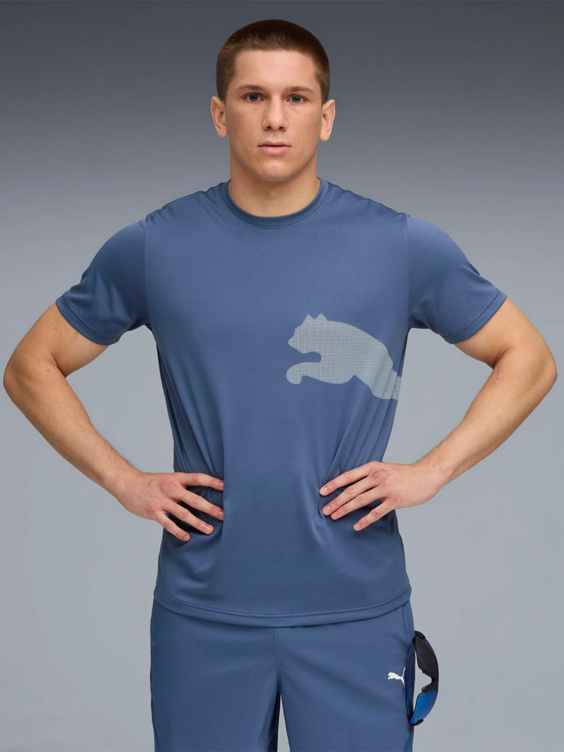 POLERA MANGA CORTA HOMBRE PUMA TRAIN ALL DAY BIG LOGO - 1