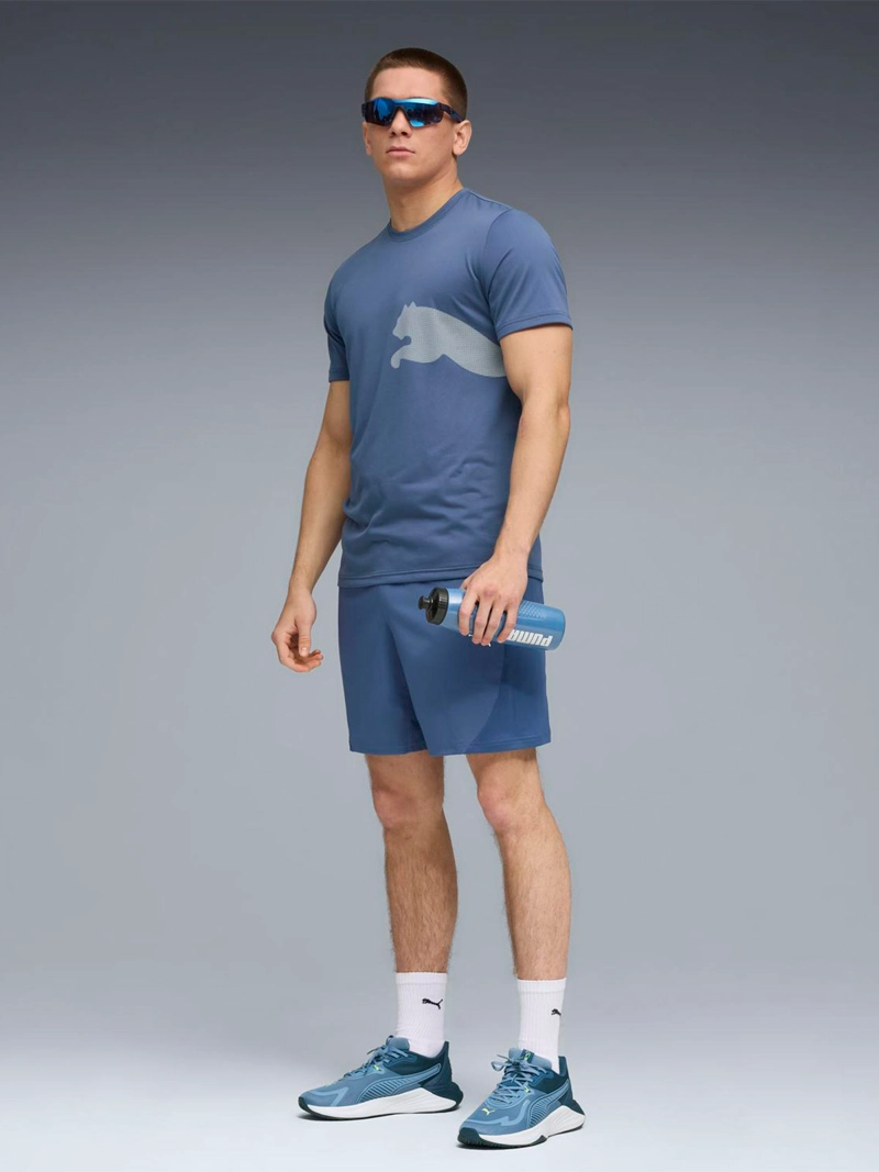 POLERA MANGA CORTA HOMBRE PUMA TRAIN ALL DAY BIG LOGO - 5