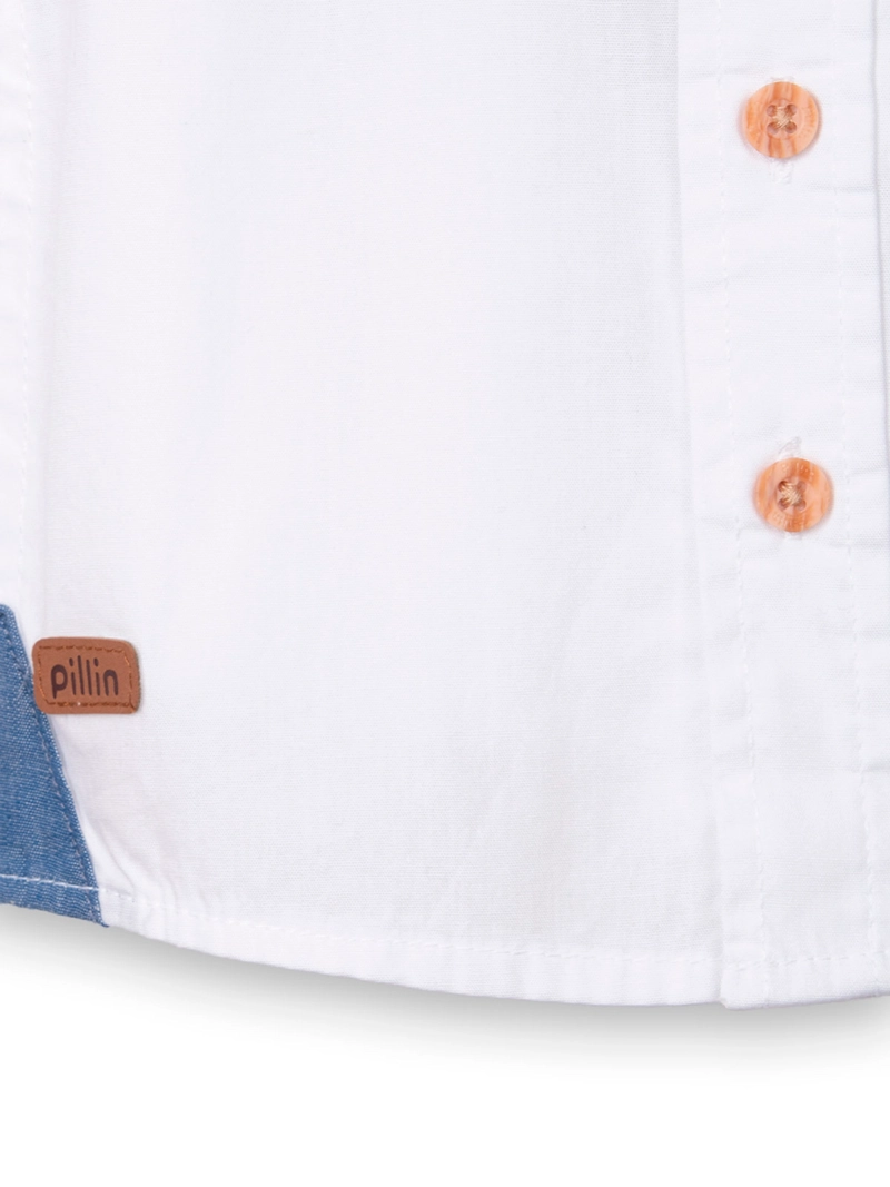 CAMISA MANGA CORTA ALGODÓN NIÑO PILLÍN PVC811-25 - 3