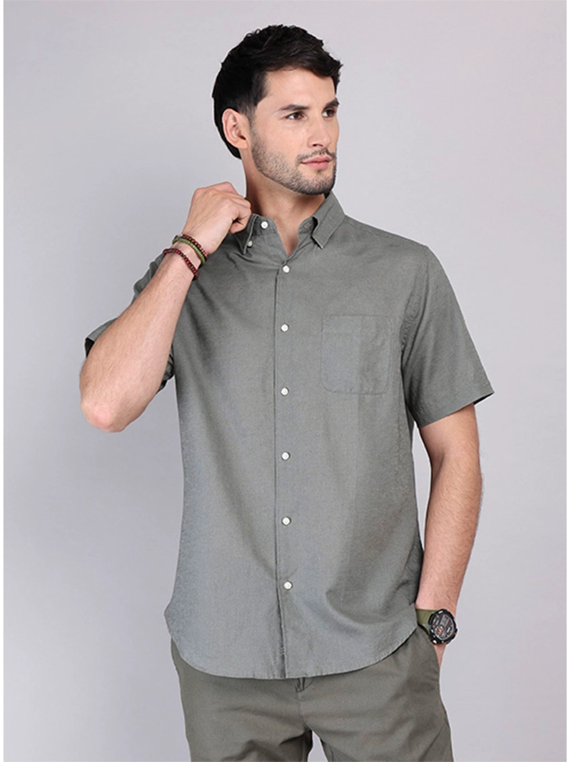 CAMISA MANGA CORTA HOMBRE ARROW LINO ALGODÓN CM3265R - 1