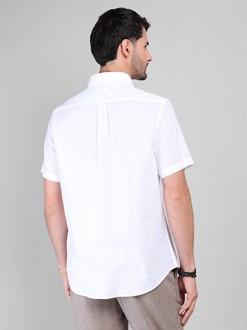 CAMISA MANGA CORTA HOMBRE ARROW LINO ALGODÓN CM3265R - 2
