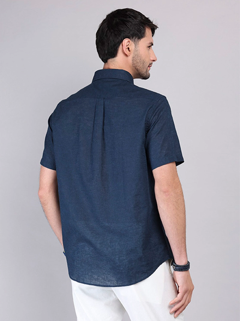 CAMISA MANGA CORTA HOMBRE ARROW LINO ALGODÓN CM3265R - 2