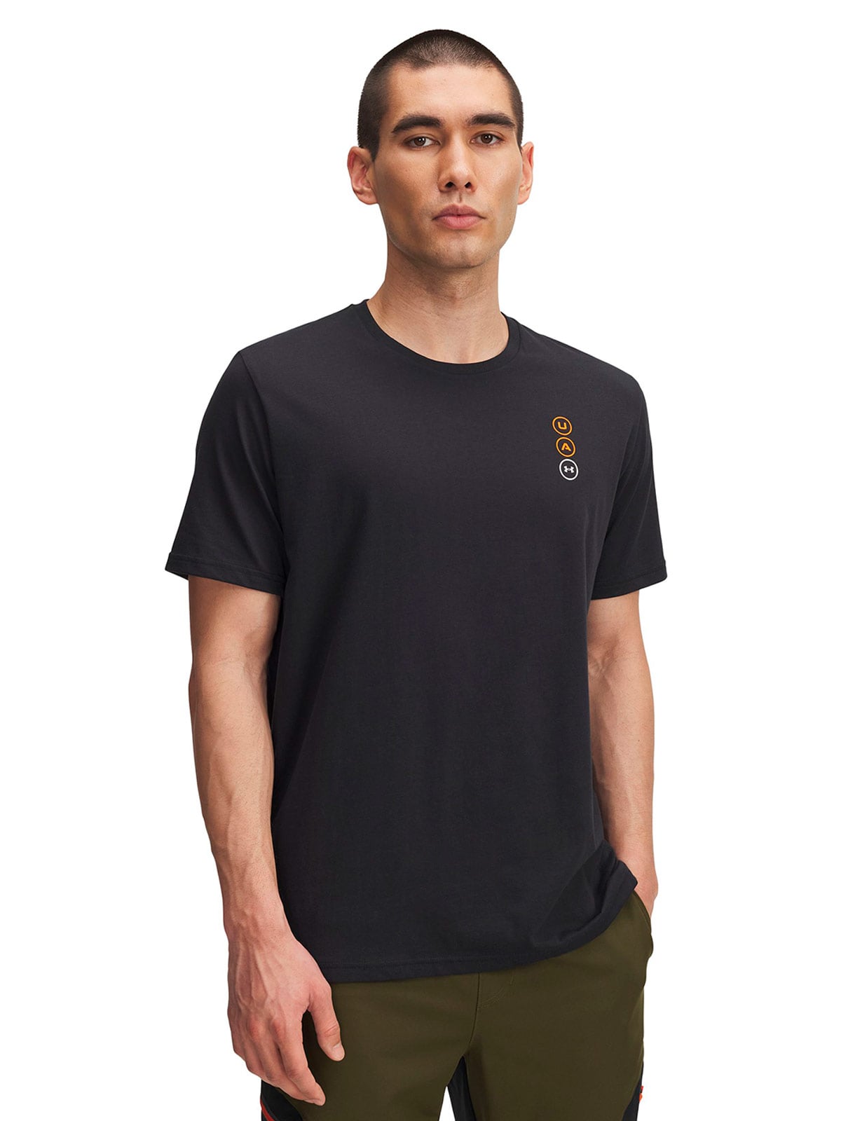 UNDER ARMOUR POLERA MANGA CORTA HOMBRE UNDER ARMOUR CIRCLE LOGO STACK