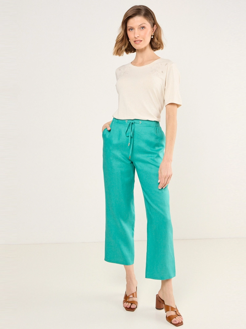 PANTALÓN MUJER MA GRIFFE LINO