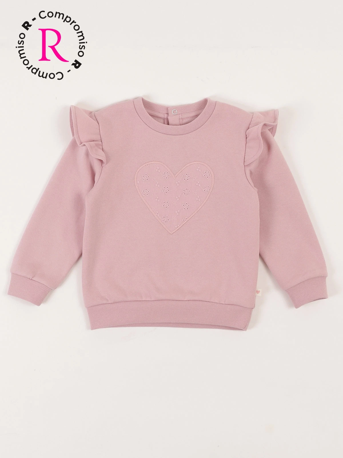 POLERÓN NIÑA BABY HARVEST VUELOS Y CORAZÓN BRODERIE