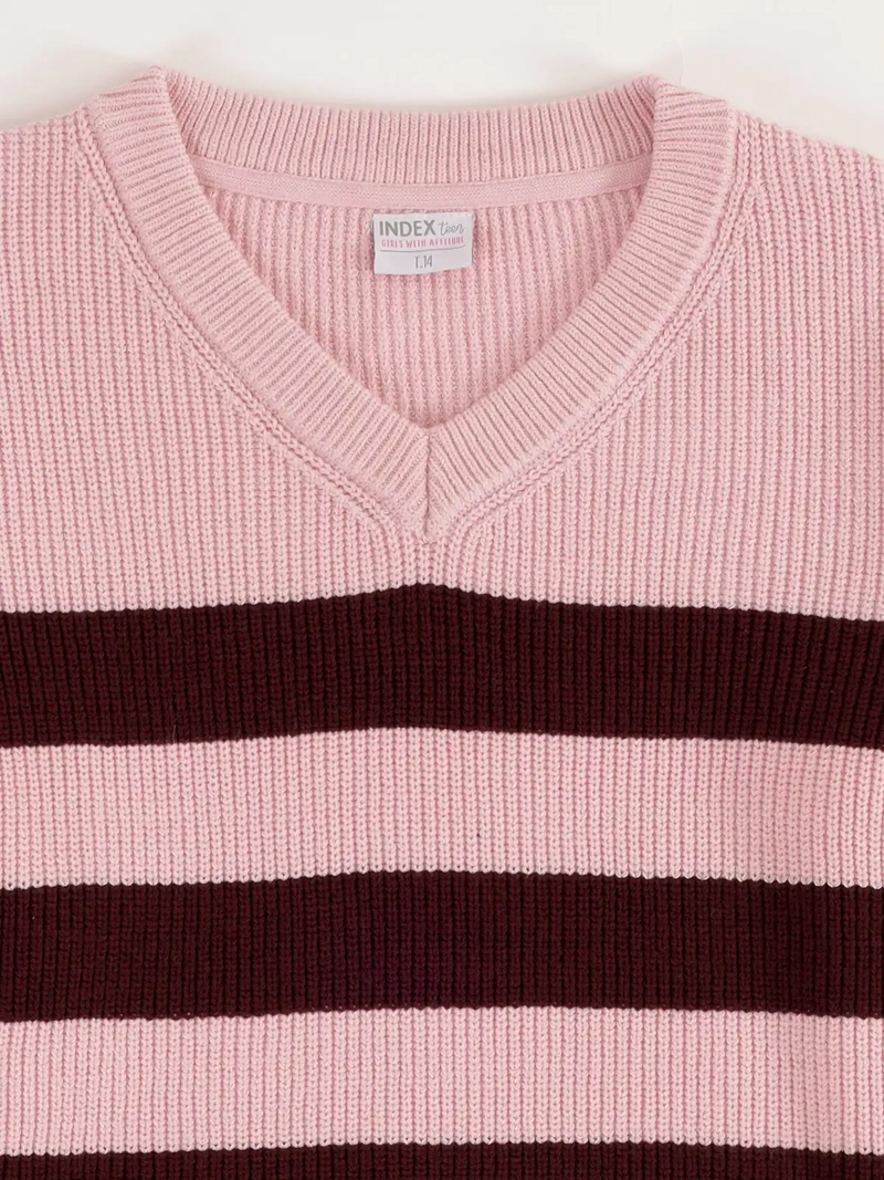 SWEATER NIÑA INDEX RAYAS - 3