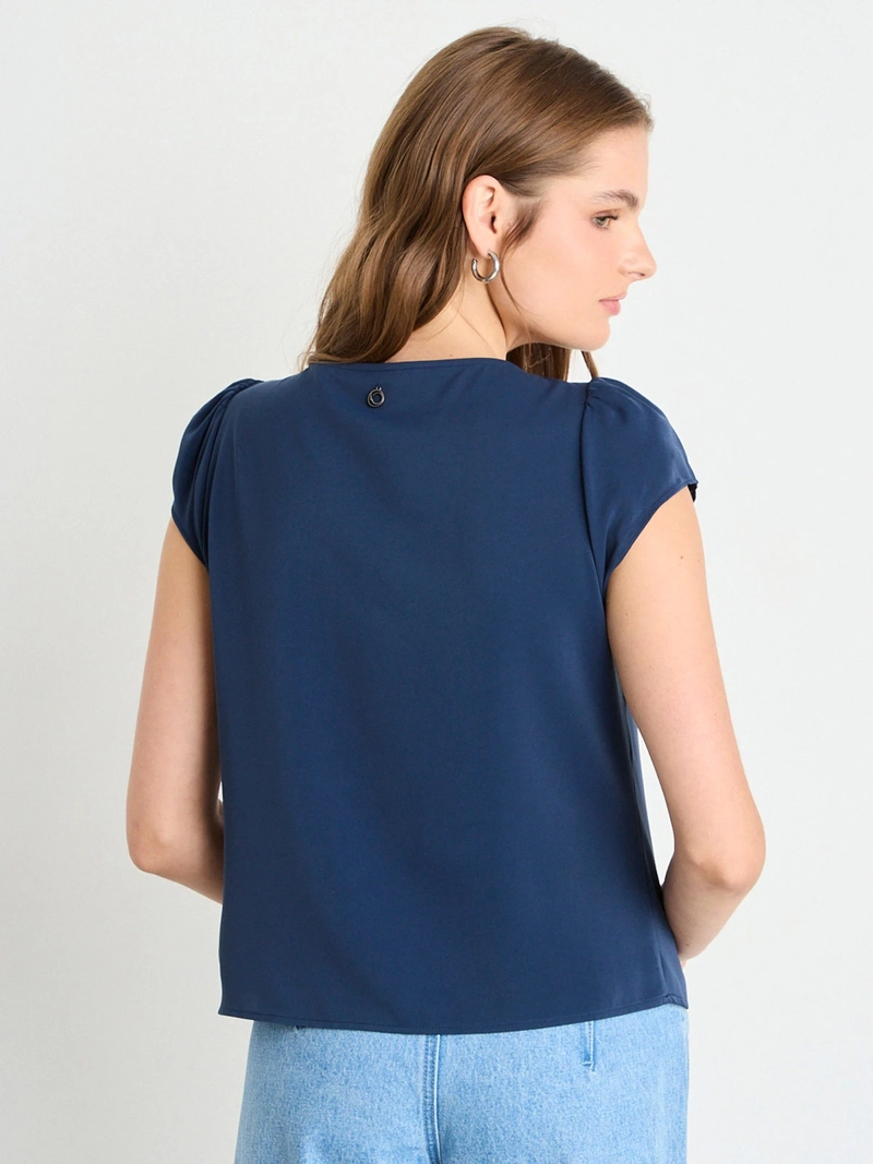 BLUSA MUJER IO PABILOS EN ESCOTE - 4